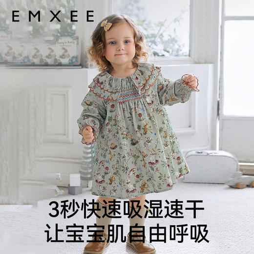 【宝宝服饰】EMXEE嫚熙女童连衣裙 商品图1