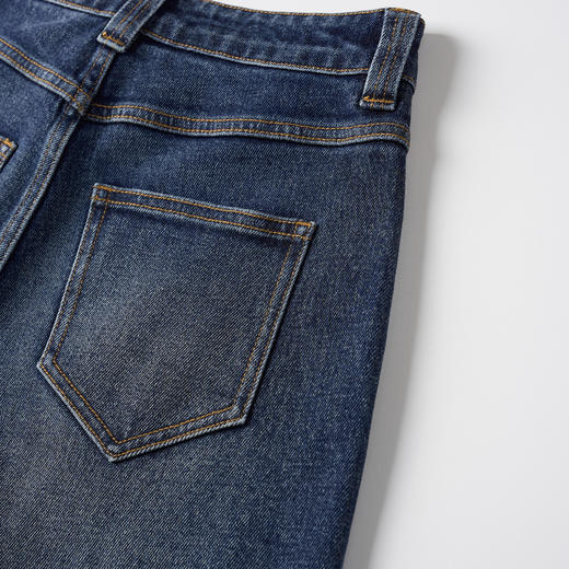 ROMI STUDIO“原味丹宁” 甄选牛仔棉高士线洗水牛仔裤 RW24AX80407 商品图5