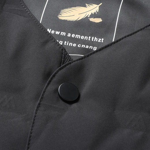 【90白鸭绒】【新款DLC】大依优型大码男装V领羽绒马甲简约休闲宽松外套男坎肩背心上衣保暖 商品图5