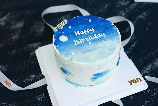 手绘蓝色大海 商品图0