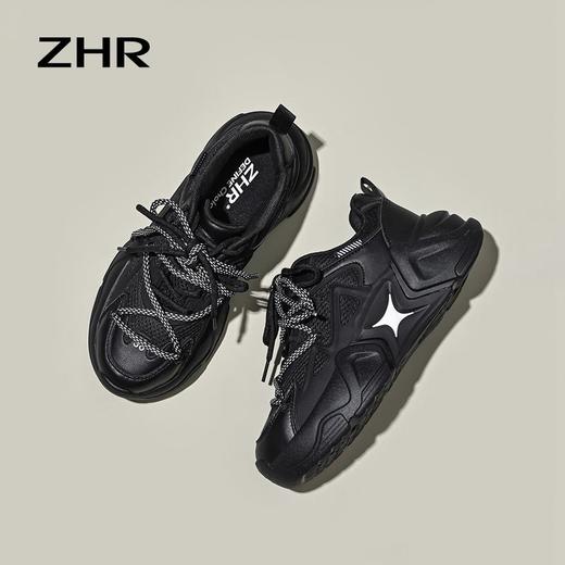 ZHR情侣款老爹鞋2023新款时尚透气鞋子男厚底ins潮款爆款情侣鞋子 商品图9
