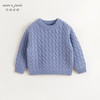 马克珍妮男女童立体扭花绵羊毛毛衣2024年秋冬新款241803 商品缩略图3