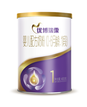 圣元瑞霂婴儿配方奶粉0-6月龄1段400克