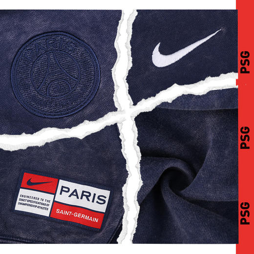 小李子NIKE耐克巴黎圣日尔曼套头连帽衫卫衣成人男FQ3005-410 商品图2