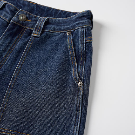 ROMI STUDIO“原味丹宁” 甄选牛仔棉高士线洗水牛仔裤 RW24AX80407 商品图2