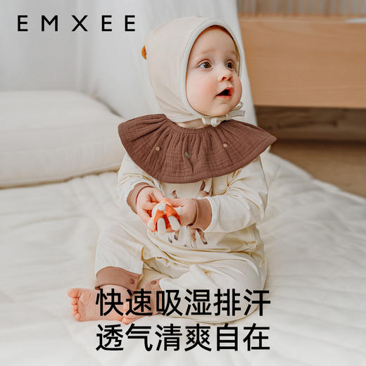 【宝宝服饰】EMXEE嫚熙婴童长袖连身衣 商品图4