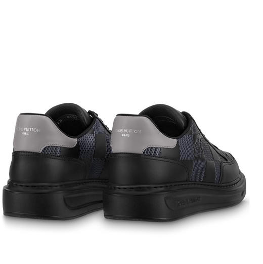 LouIs VUITTON Beverly Hills 牛皮 舒适休闲 低帮 时尚板鞋 男款 黑色（HC） 商品图4