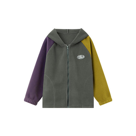 【团购价69.9】多多家男童摇粒绒外套秋冬款2024新款儿童中大童上衣10001 商品图4