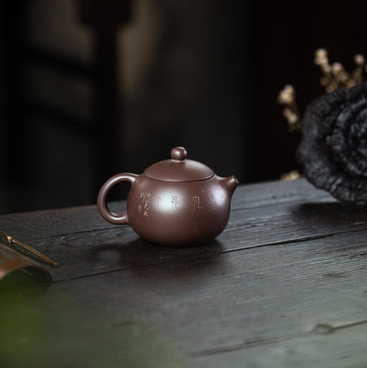 【青山特惠】宜兴 原矿紫泥 西施手工紫砂壶.170cc.喻永昊 商品图2