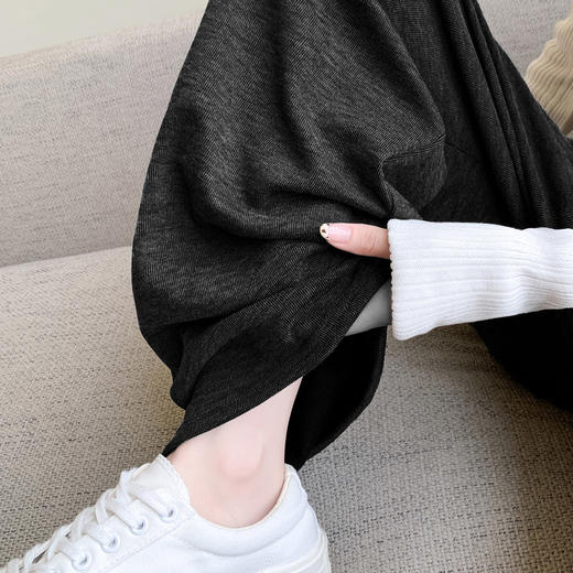 【弹力高腰显瘦】女式打底裤宽松垂顺阔腿裤女百搭显腿长休闲裤柔感休闲打底裤 商品图3