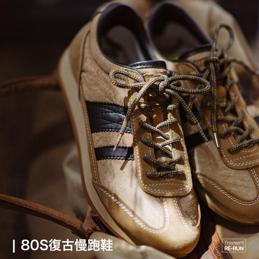 马登秋冬新款慢跑潮鞋男休闲运动德训鞋透气低帮百搭复古阿甘鞋 商品图2