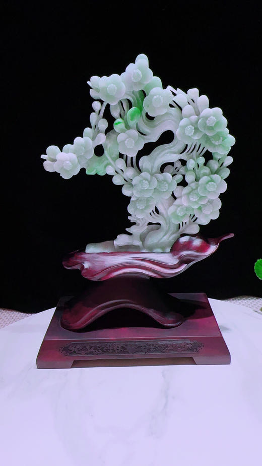 620344翡翠摆件【喜上眉梢 一路相伴】 商品图3