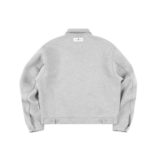 S.LAB | NASA系列灰色拉链翻领弯刀袖夹克 商品图1