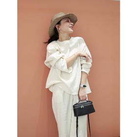 【线上专属】阔腿裤（23709003B-凝脂A468）