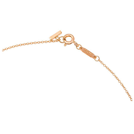 TIFFANY & CO.蒂芙尼 T 系列 Smile 笑脸 V金 项链 多尺寸无钻（XTY） 商品图3