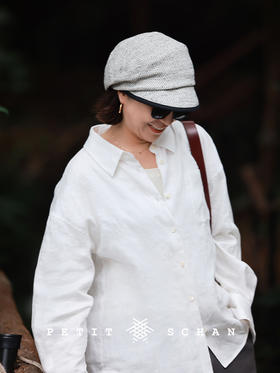 PETIT SCHAN小闪 CLO#355 just right 刚刚好 经典款纯亚麻基础长袖衬衫四季外穿内搭纯色衬衣多色可选