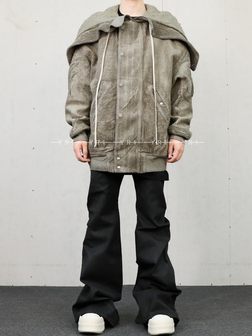 Rick Owens Drkshdw | 灯芯绒轰炸机外套 商品图0