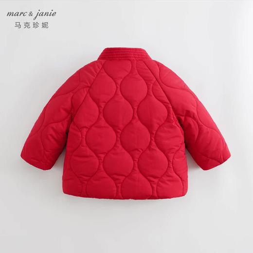 马克珍妮秋冬装 男女童国风新中式交领夹棉保暖外套 241192 商品图1