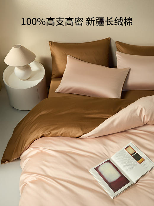 佳丽斯60支全棉四件套贡缎被套纯棉床单床上用品床笠款轻奢高级感 商品图3