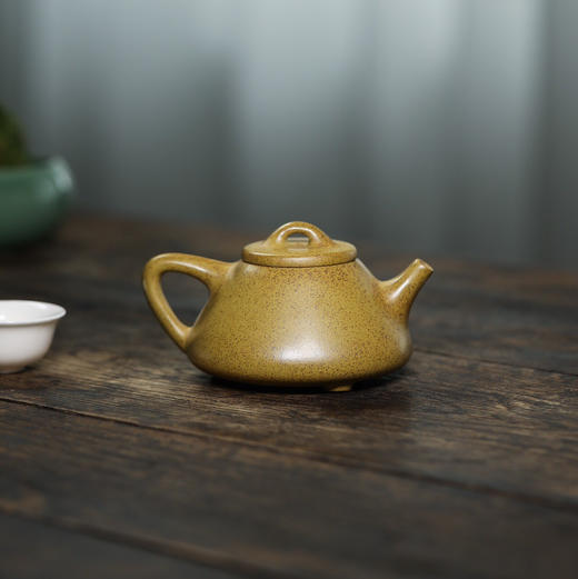 【青山特惠】宜兴 原矿高温段泥 子冶石瓢 全手工紫砂壶 .230cc 方勤平【国工】 商品图2