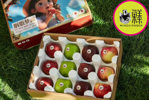 📦喵菓基地～三色苹果【维纳斯黄金➕胭脂梦露黄金苹果➕王林苹果➕黑卡苹果➕红露苹果】 商品图3