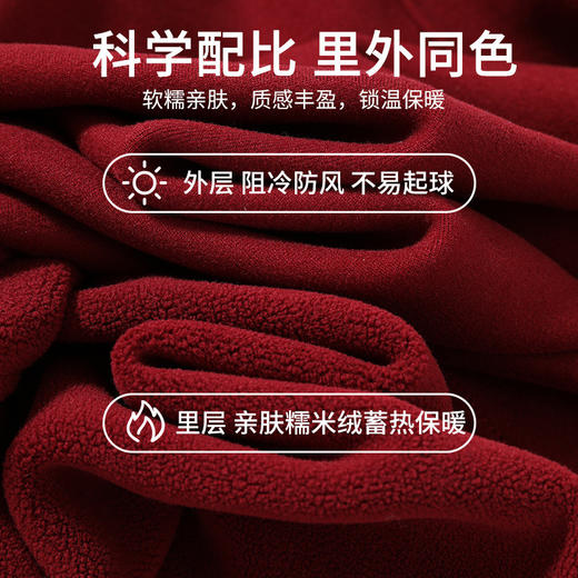 【秋冬必备 情侣同款！】秋冬加绒加厚，螺纹同色，柔软舒适，高弹贴合，保暖防风，修身显瘦。男女通用，多种风格。保暖防风，内搭外穿皆可！ 商品图2