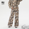 P&X设计师女装冬季美式迷彩印花微潮阔腿牛仔长裤 824410138 花色 商品缩略图0