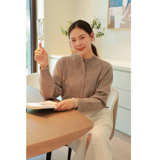 【抖音专属】羊毛衫（V7037灰色） 商品图0