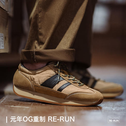 马登秋冬新款慢跑潮鞋男休闲运动德训鞋透气低帮百搭复古阿甘鞋 商品图1
