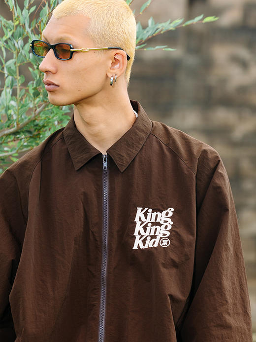 BK2024秋季KKK尼龙翻领教练夹克外套 商品图11