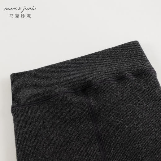 马克珍妮女童百搭条纹弹力加绒打底裤2024年秋冬新款241655 商品图5