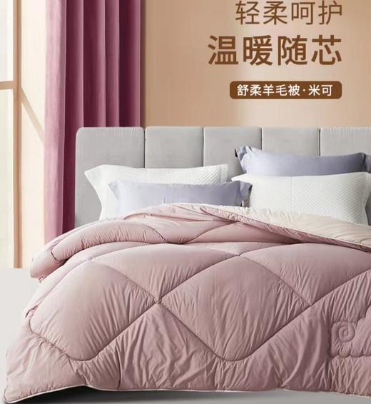 【富安娜】B座7F舒柔羊毛被·米可2000g 商品图0