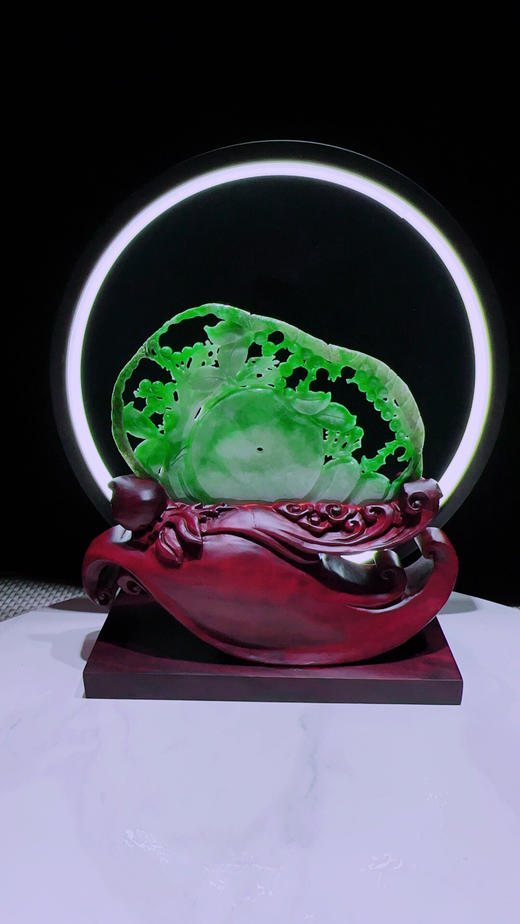 620336翡翠摆件【枝繁叶茂 发财树】 商品图4