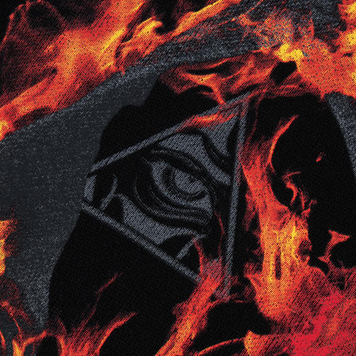 BK2024秋季红蓝火焰套头圆领长袖卫衣 商品图12