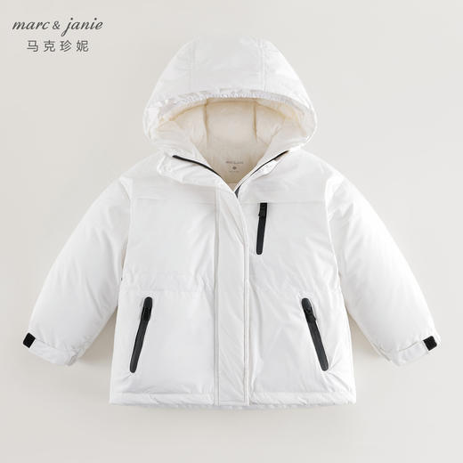 【三防】马克珍妮男女童加厚防寒中长款羽绒服2024秋冬新款241589 商品图4