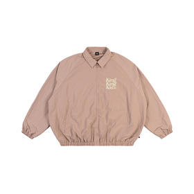 BK2024秋季KKK尼龙翻领教练夹克外套 粉色限定款