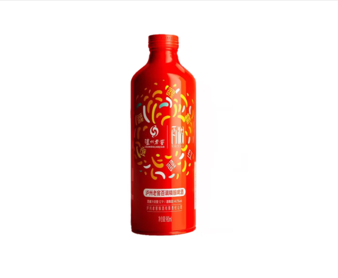 泸州老窖百调精酿啤酒 百调精酿啤酒 980mL*4瓶 喜庆版