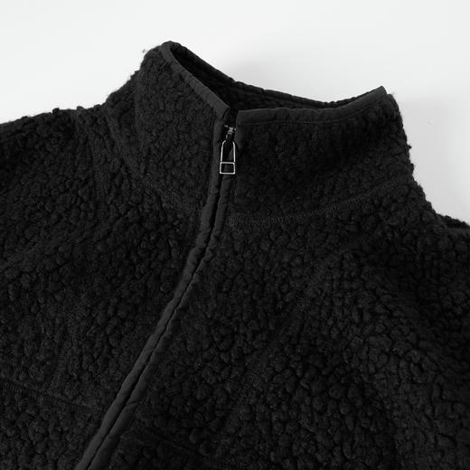 ROMI STUDIO“温暖过冬”绵羊毛混纺大颗粒绒宽松立领外套 431WS092 商品图4