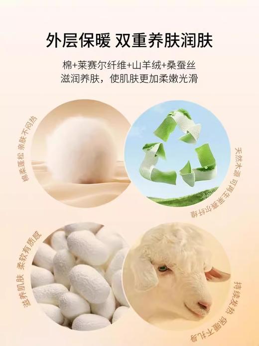 雅客优途秋冬新款V领莱赛尔带杯保暖打底背心Y2413305 商品图3