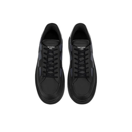 LouIs VUITTON Beverly Hills 牛皮 舒适休闲 低帮 时尚板鞋 男款 黑色（HC） 商品图2