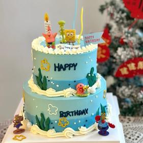 【海绵宝宝派大星】卡通创意双层