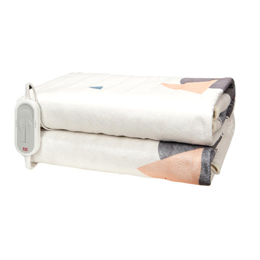 【Rainbow】彩虹电热毯（长2.0*宽1.8）双控双温电热毯特大宽幅双人印花 1332【花色随机】 商品图1