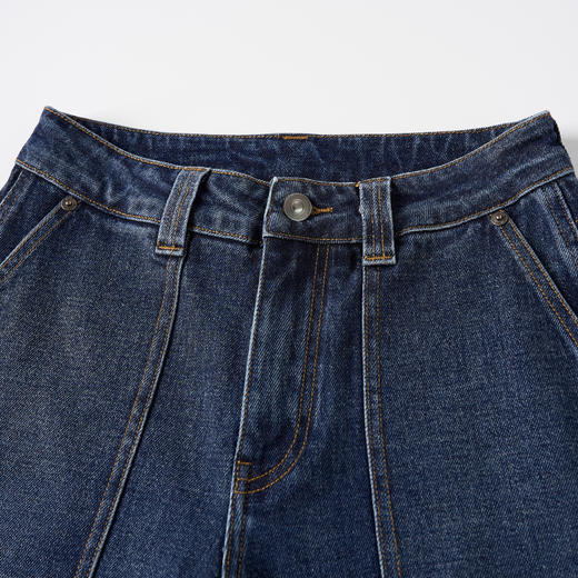 ROMI STUDIO“原味丹宁” 甄选牛仔棉高士线洗水牛仔裤 RW24AX80407 商品图4