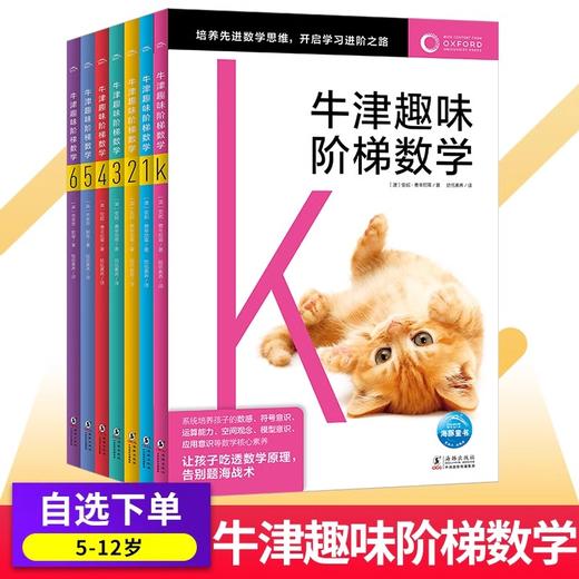 牛津趣味阶梯数学正版5-12岁儿童思维练习幼小学生一二三四五六年级新加坡教材知识同步 商品图0