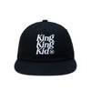BK2024秋季KKK基础黑色刺绣平檐帽 商品缩略图1