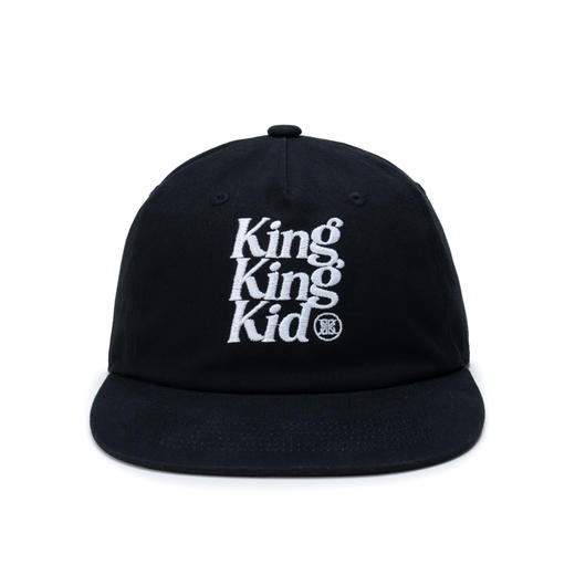 BK2024秋季KKK基础黑色刺绣平檐帽 商品图1