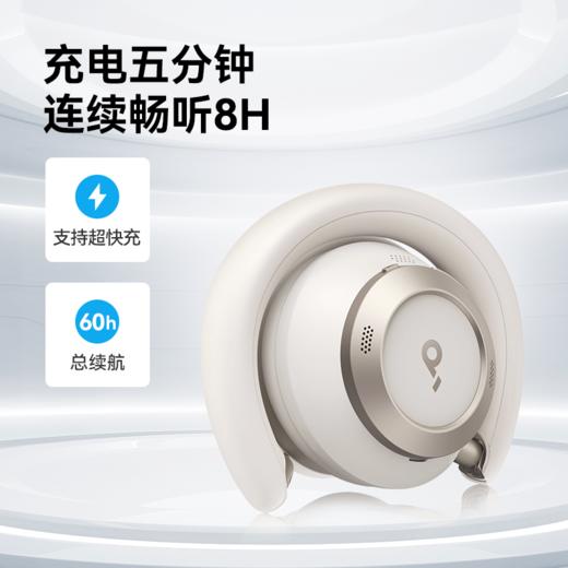 Soundcore声阔漫游SpaceOne Pro头戴式无线降噪蓝牙耳机游戏电竞耳麦新款A3062 商品图2