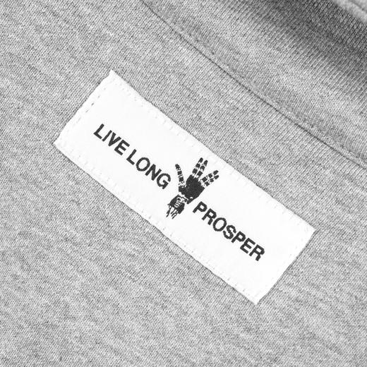 S.LAB | NASA系列灰色拉链翻领弯刀袖夹克 商品图4