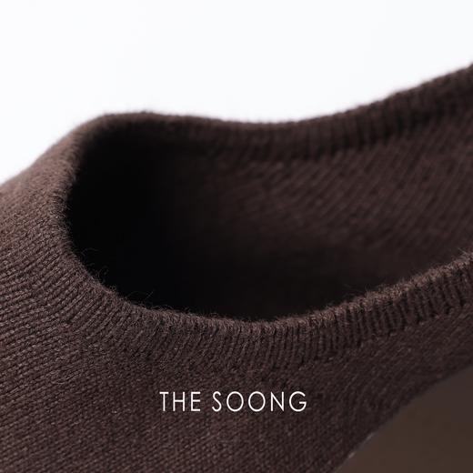 .THESOONG"分趾袜子鞋"极简飞织雾面一脚蹬平底单鞋HWXZ5445 商品图2