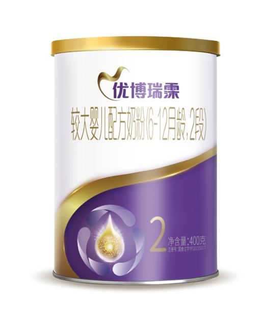 优博瑞霂较大婴儿配方奶粉（6-12月龄）2段400g 商品图0
